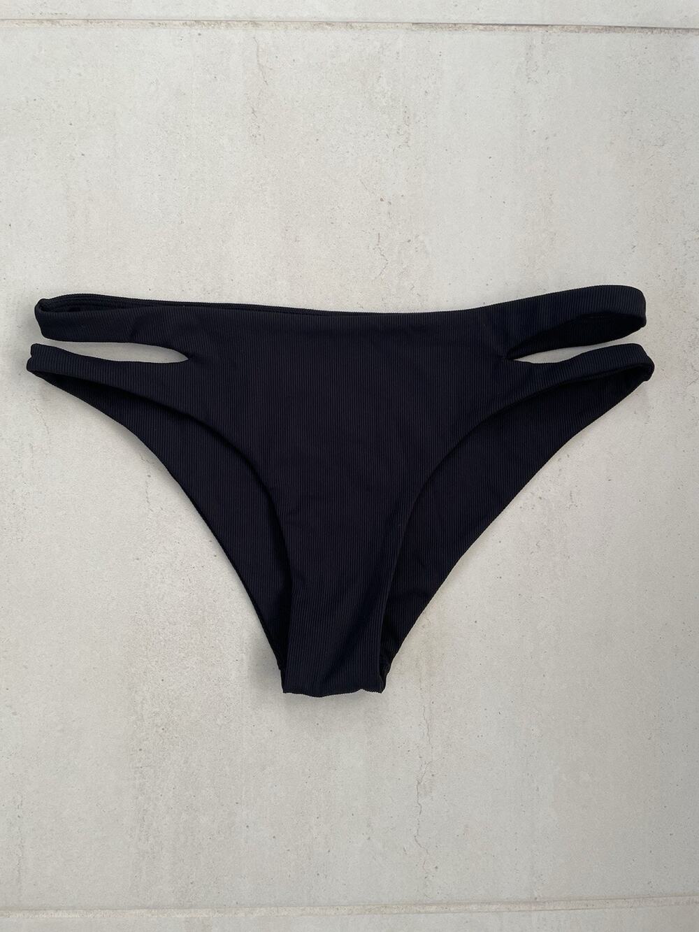 Aggie Swim Bikini Bottom Ribbed California Swimwear Summer